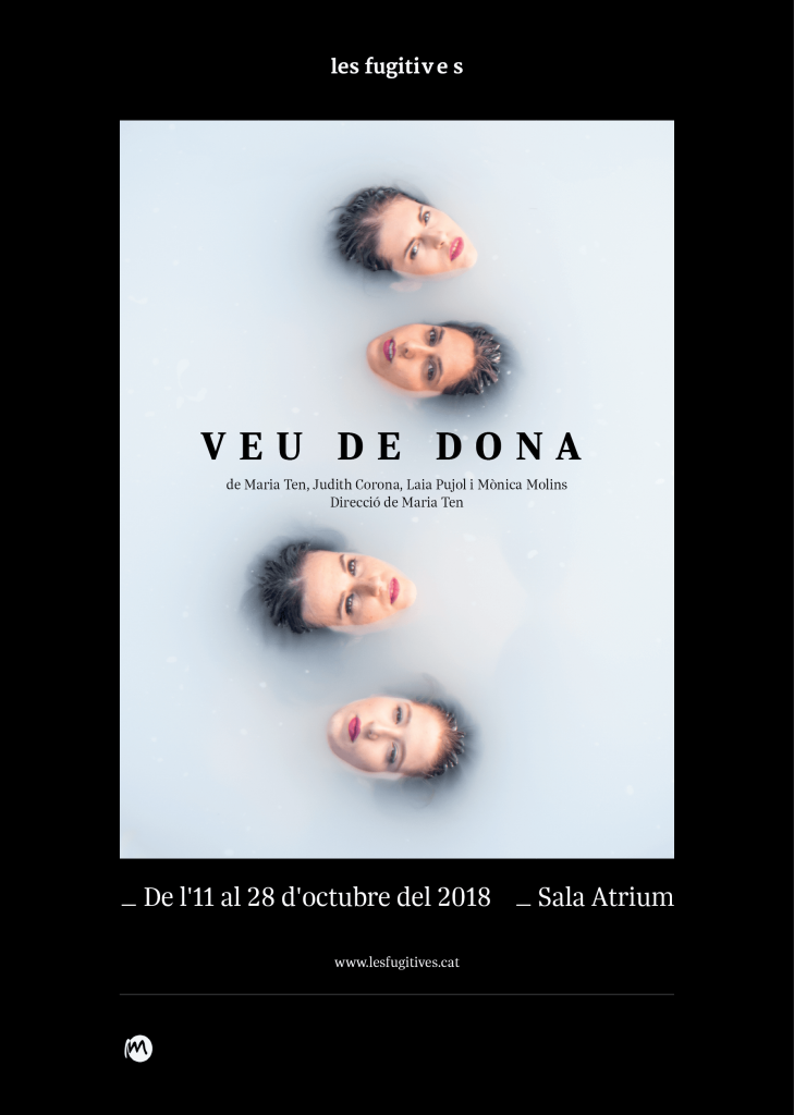 disseny cartell veu de dona de cia les fugitives